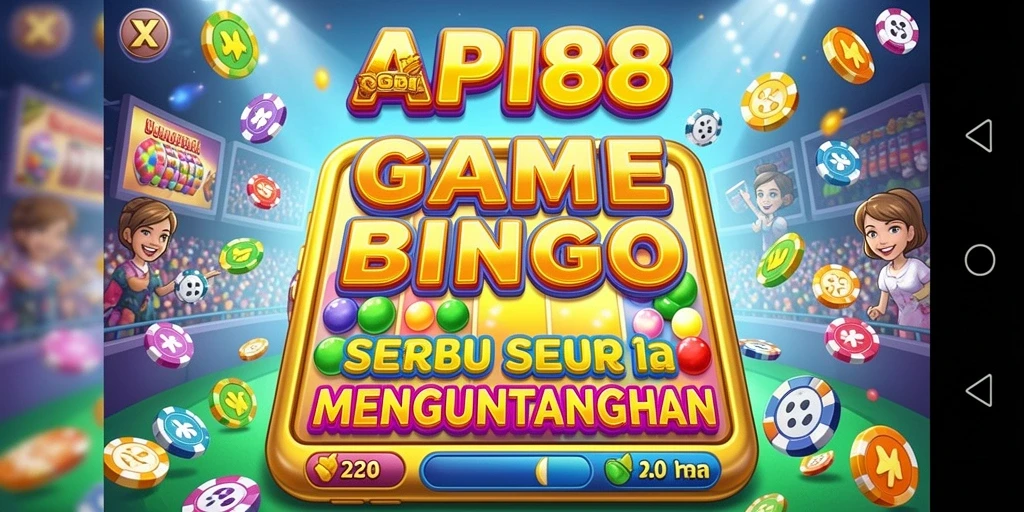 Tampilan seru gameplay API88 dengan suasana Bingo yang mendebarkan.