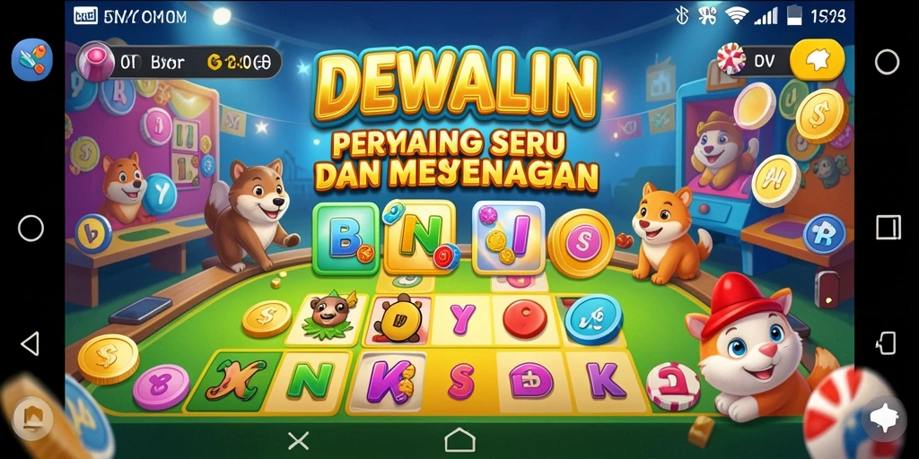 Tampilan gameplay seru dan interaktif di DEWALIN.