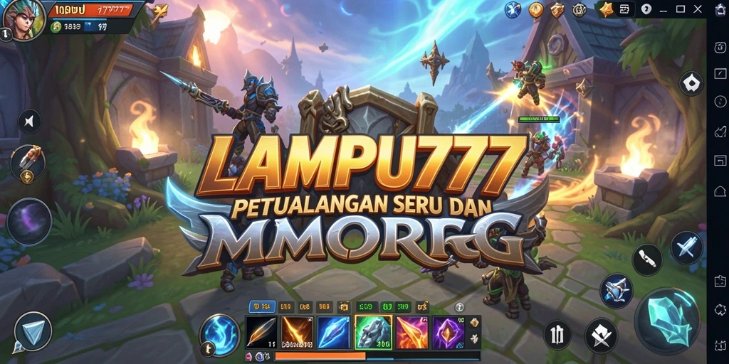Tampilan gameplay LAMPU777 yang menarik dalam dunia MMORPG.
